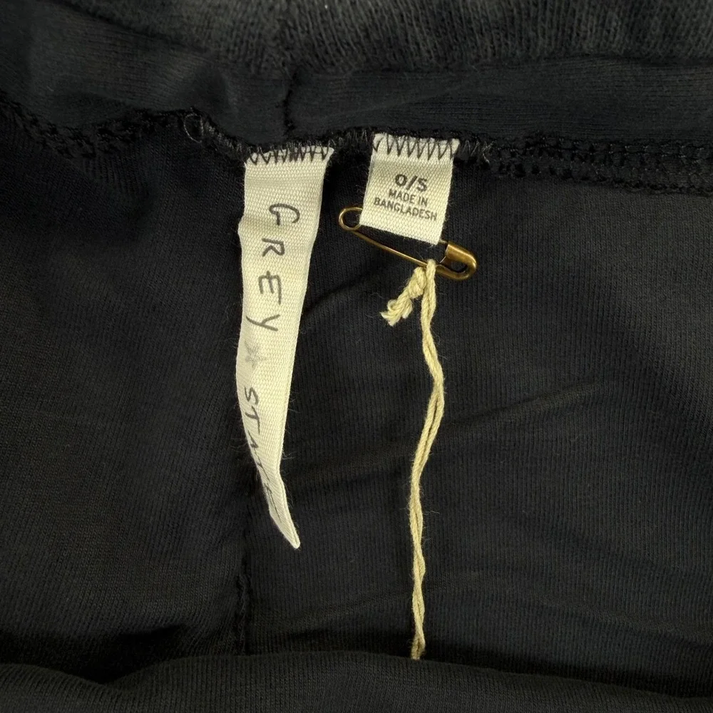 Grey State Funnel Neck Neck Warmer Blackwash Cotton O/S NWT